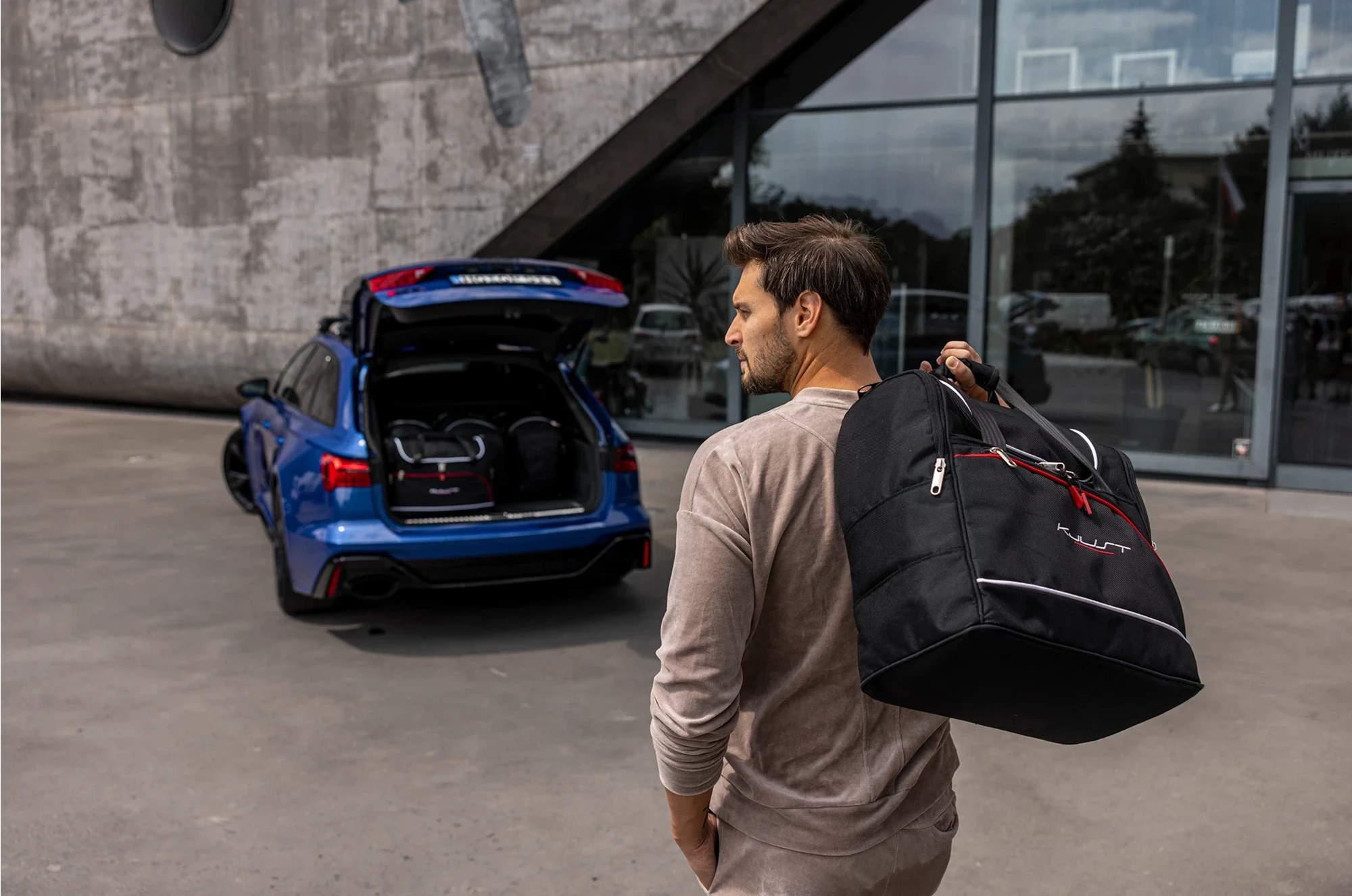 Torby KJUST AERO do Porsche Panamera I (970) — torba sportowa z pasem na ramię