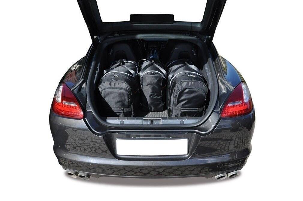 Torby KJUST AERO do Porsche Panamera I (970) — torby wyjmowane z bagażnika krok po kroku