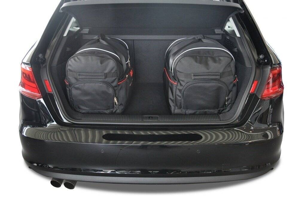 Torby KJUST AERO do Audi A3 Hatchback/Sportback 8V — torby wyjmowane z bagażnika krok po kroku
