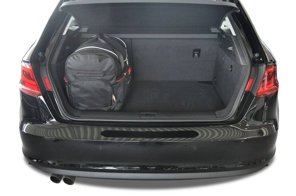 Torby KJUST AERO do Audi A3 Hatchback/Sportback 8V — torby wyjmowane z bagażnika krok po kroku