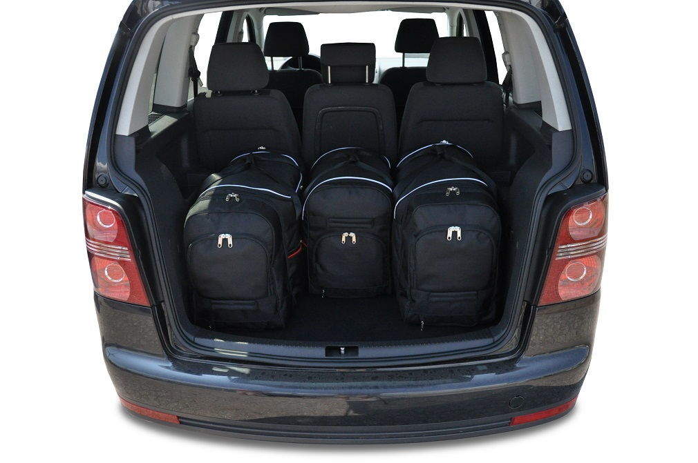 Torby KJUST SPORT do Volkswagen Touran I (1T) — torby wyjmowane z bagażnika krok po kroku