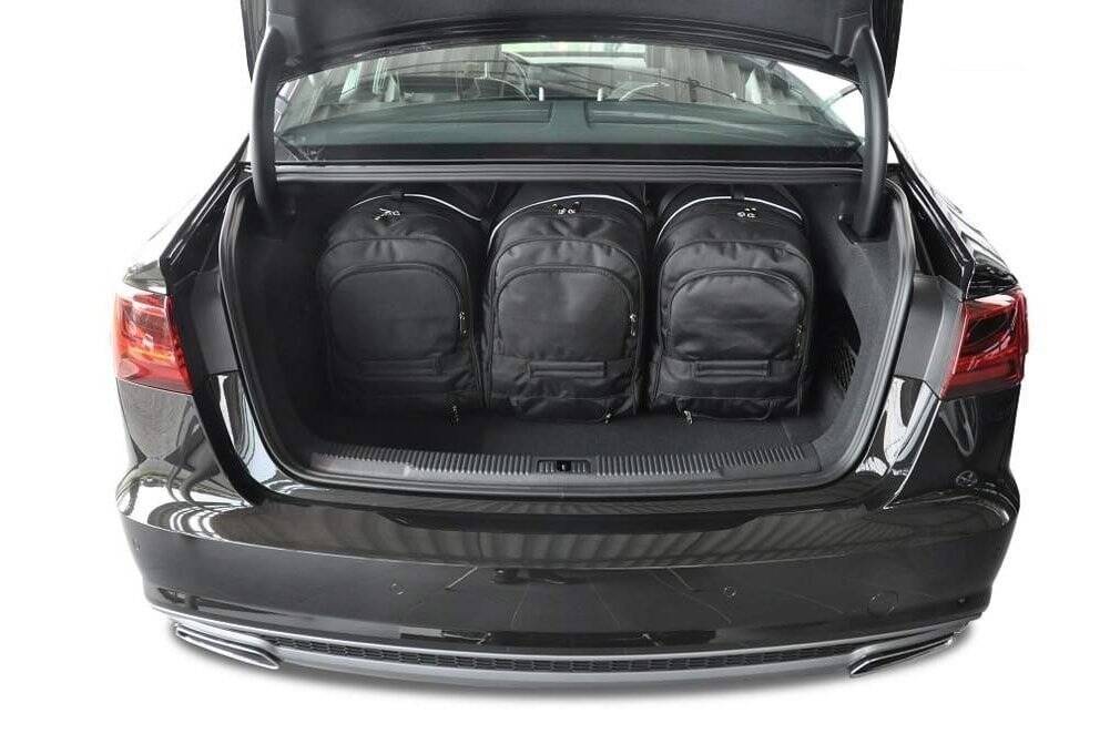 Torby KJUST AERO do Audi A6 / S6 Limousine C7 — torby wyjmowane z bagażnika krok po kroku