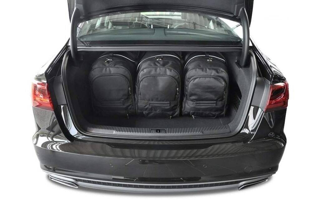 Torby KJUST SPORT do Audi A6 / S6 Limousine C7 — torby wyjmowane z bagażnika krok po kroku