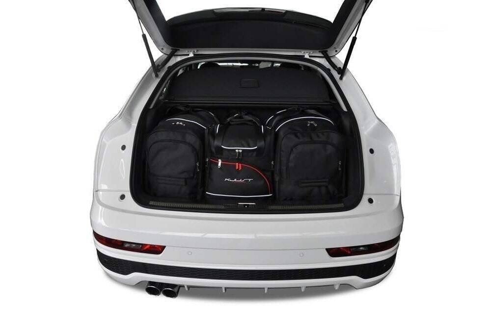 Torby KJUST AERO do Audi Q3 / RS Q3 I (8U) — zestaw ułożony w bagażniku