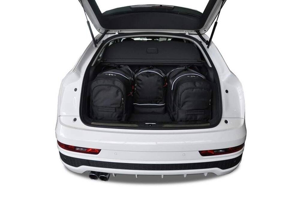 Torby KJUST SPORT do Audi Q3 / RS Q3 I (8U) — torby wyjmowane z bagażnika krok po kroku