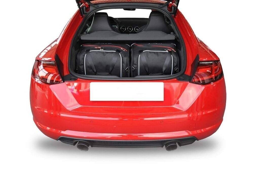 Torby KJUST AERO do Audi TT / TTS / TT RS Coupe 8S — torby wyjmowane z bagażnika krok po kroku