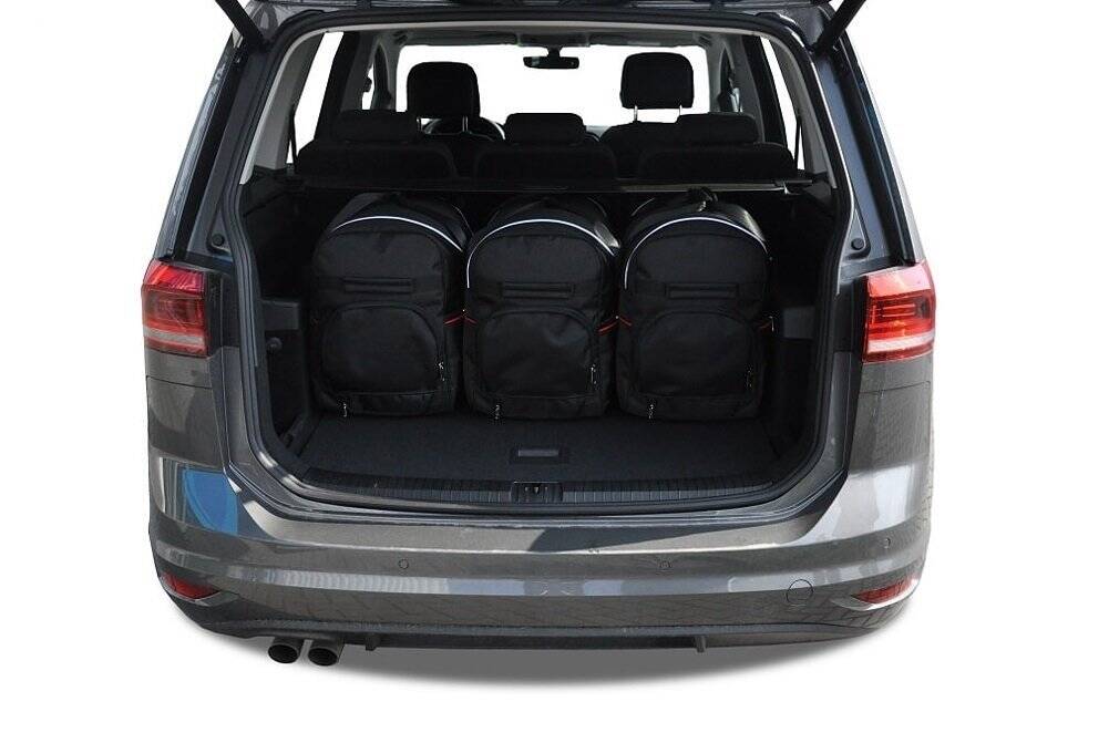 Torby KJUST AERO do Volkswagen Touran III (5T) — torby wyjmowane z bagażnika krok po kroku