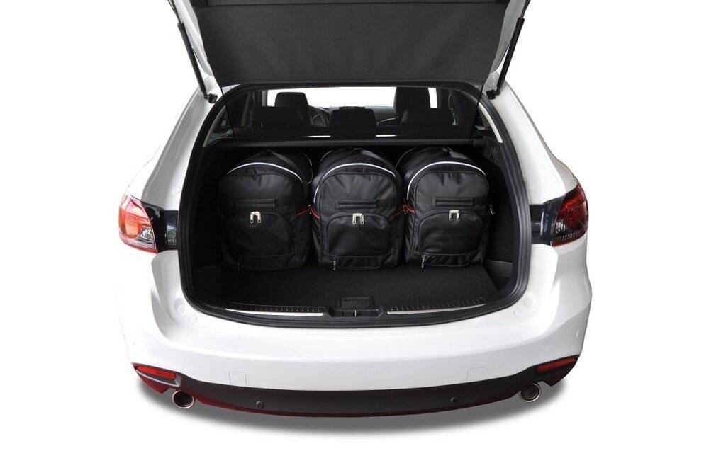 Torby KJUST SPORT do Mazda 6 Kombi III — torby wyjmowane z bagażnika krok po kroku