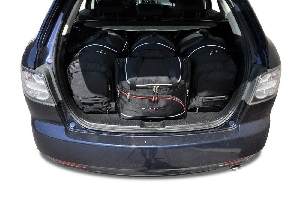 Torby KJUST AERO do Mazda CX-7 I (ER) — zestaw ułożony w bagażniku