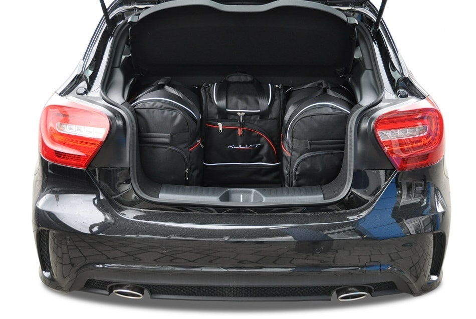 Torby KJUST AERO do Mercedes-Benz A Hatchback W176 — torby wyjmowane z bagażnika krok po kroku