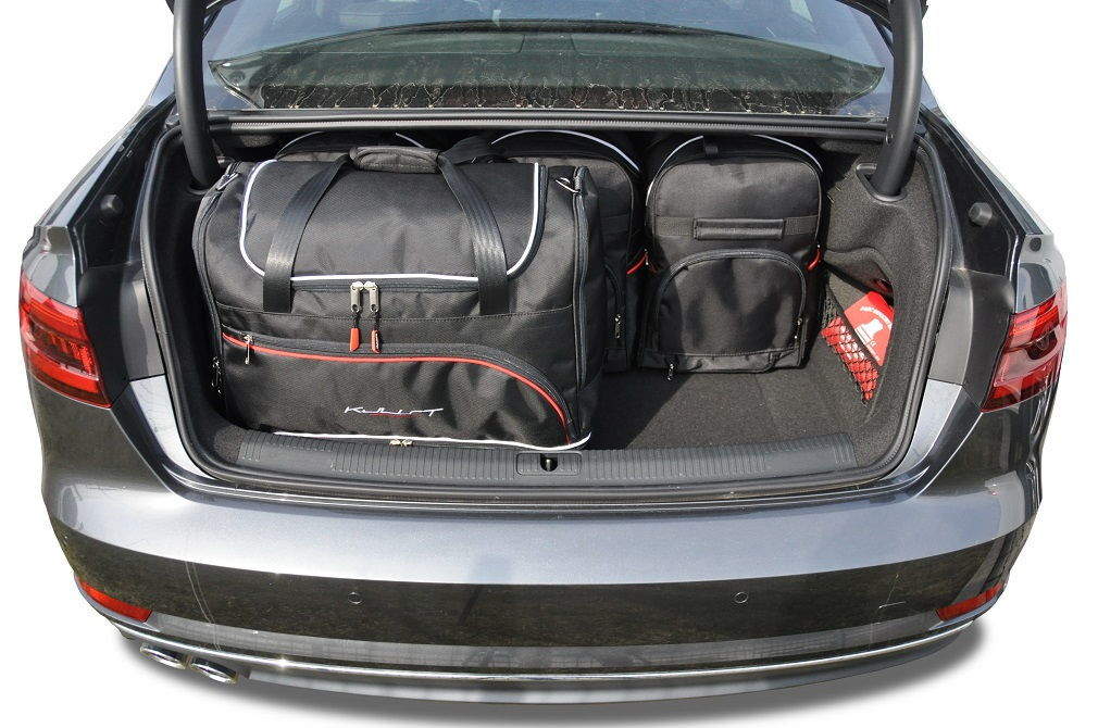 Torby KJUST SPORT do Audi A4 / S4 Limousine B9 — torby wyjmowane z bagażnika krok po kroku