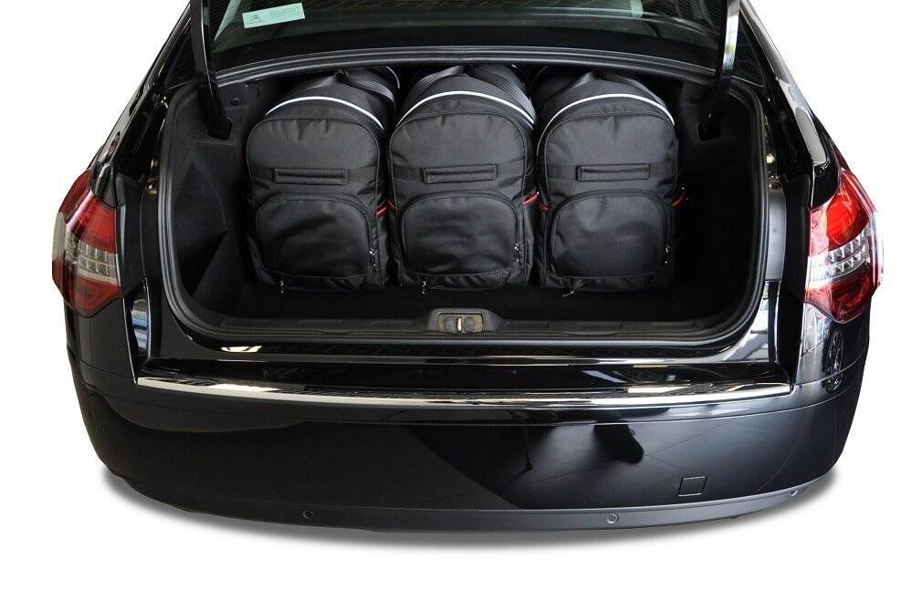 Torby KJUST SPORT do Citroen C5 Limousine III (RD) — torby wyjmowane z bagażnika krok po kroku
