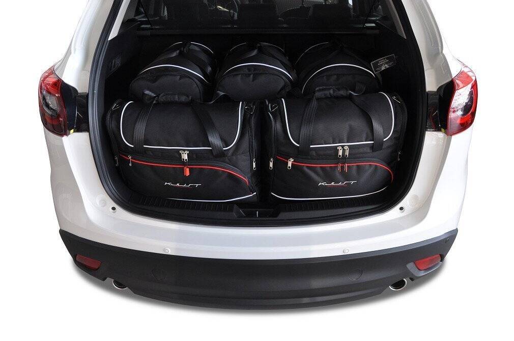 Torby KJUST AERO do Mazda CX-5 I (KE) — zestaw ułożony w bagażniku