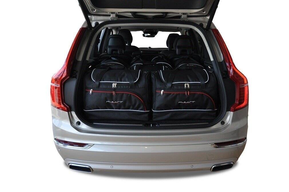Torby KJUST AERO do Volvo XC90 II — zestaw ułożony w bagażniku