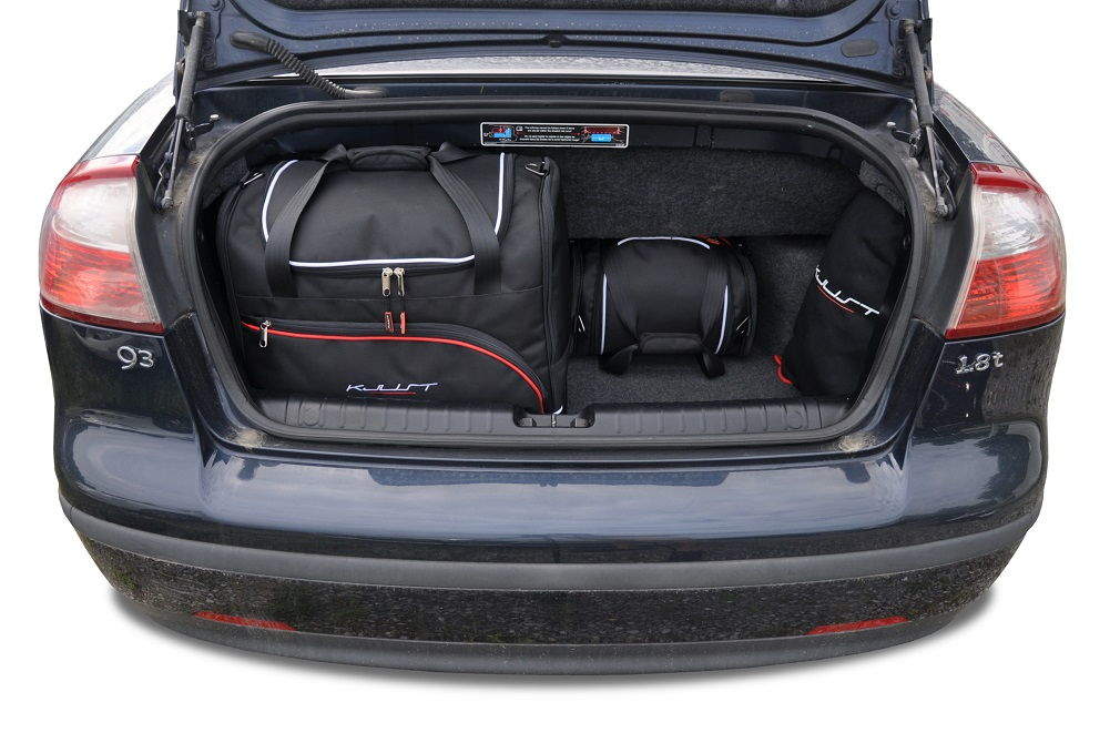 Torby KJUST AERO do Saab 9-3 Cabrio II — torby wyjmowane z bagażnika krok po kroku