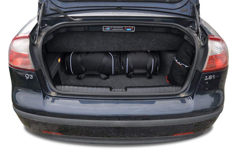 Torby KJUST AERO do Saab 9-3 Cabrio II — torby wyjmowane z bagażnika krok po kroku