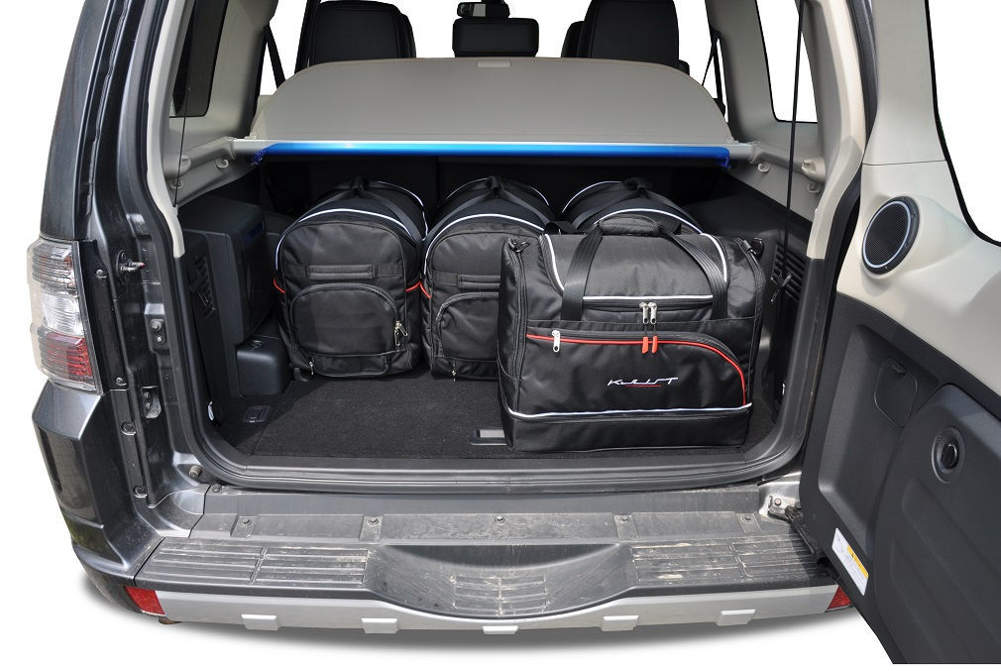 Torby KJUST SPORT do Mitsubishi Pajero 5D IV — torby wyjmowane z bagażnika krok po kroku