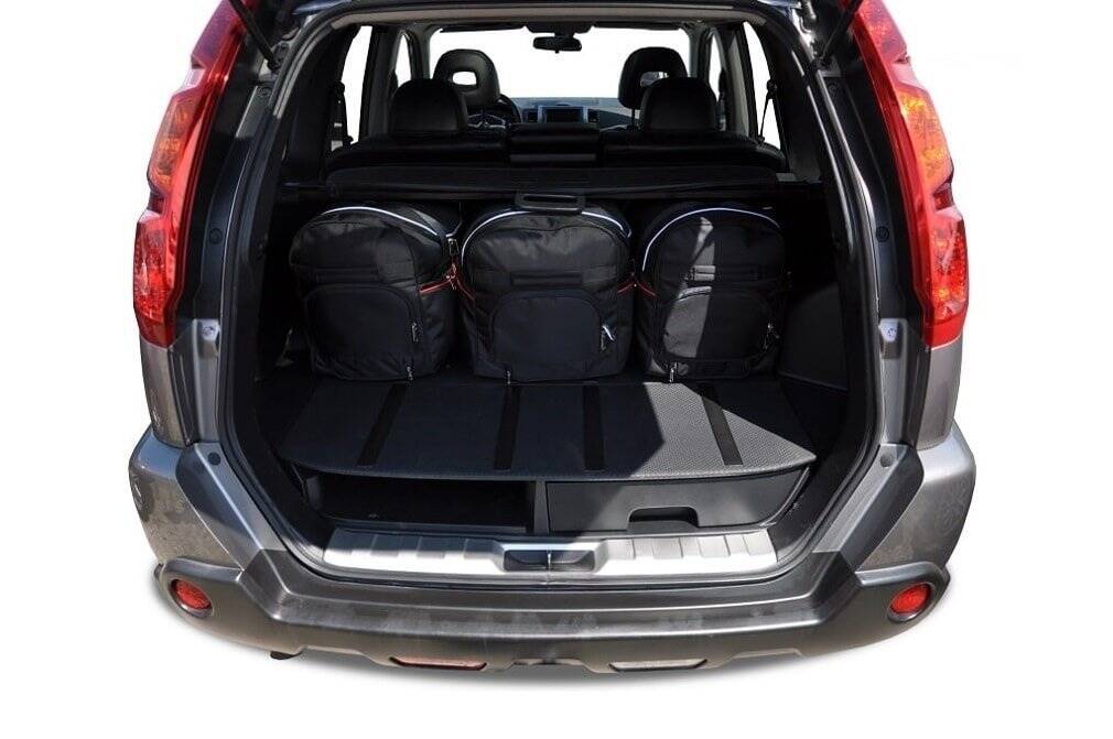 Torby KJUST SPORT do Nissan X-Trail II — torby wyjmowane z bagażnika krok po kroku