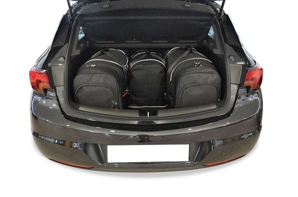 Torby KJUST AERO do Opel Astra Hatchback 5D K (B16) — torby wyjmowane z bagażnika krok po kroku