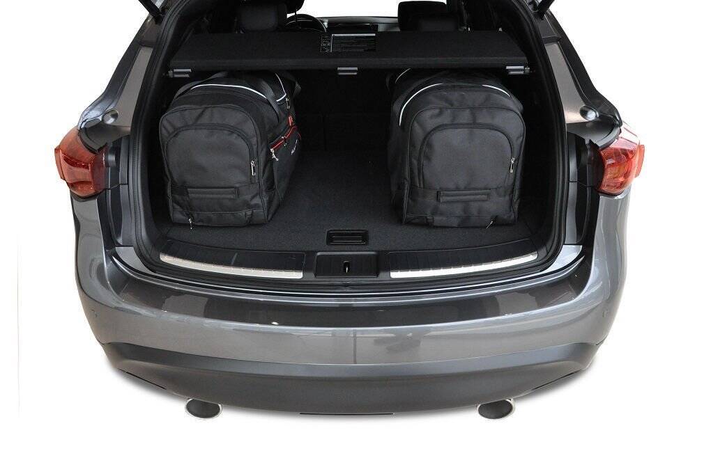 Torby KJUST SPORT do Infiniti QX70 I (S51) — torby wyjmowane z bagażnika krok po kroku