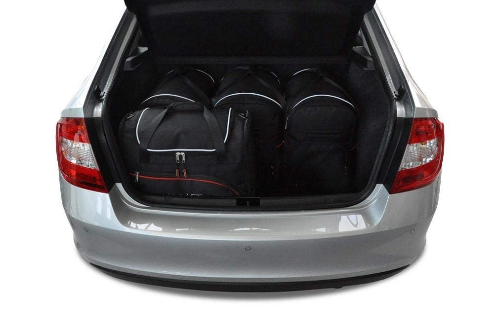Torby KJUST SPORT do Skoda Rapid Liftback II — torby wyjmowane z bagażnika krok po kroku