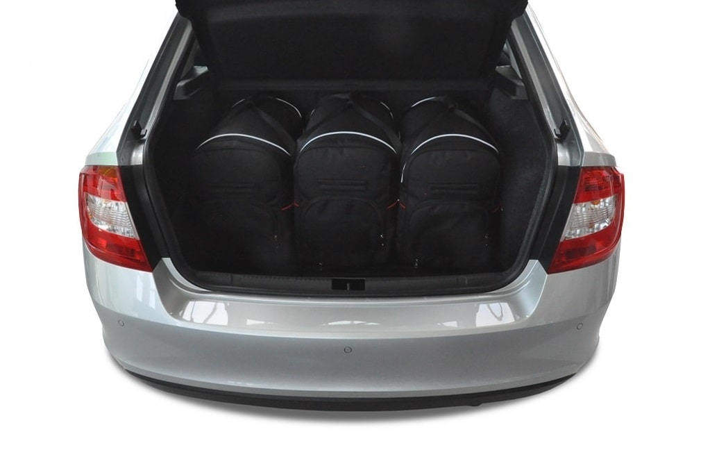 Torby KJUST SPORT do Skoda Rapid Liftback II — torby wyjmowane z bagażnika krok po kroku
