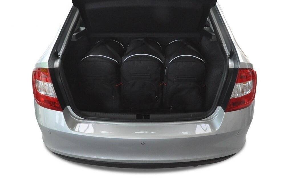 Torby KJUST AERO do Skoda Rapid Liftback II — torby wyjmowane z bagażnika krok po kroku
