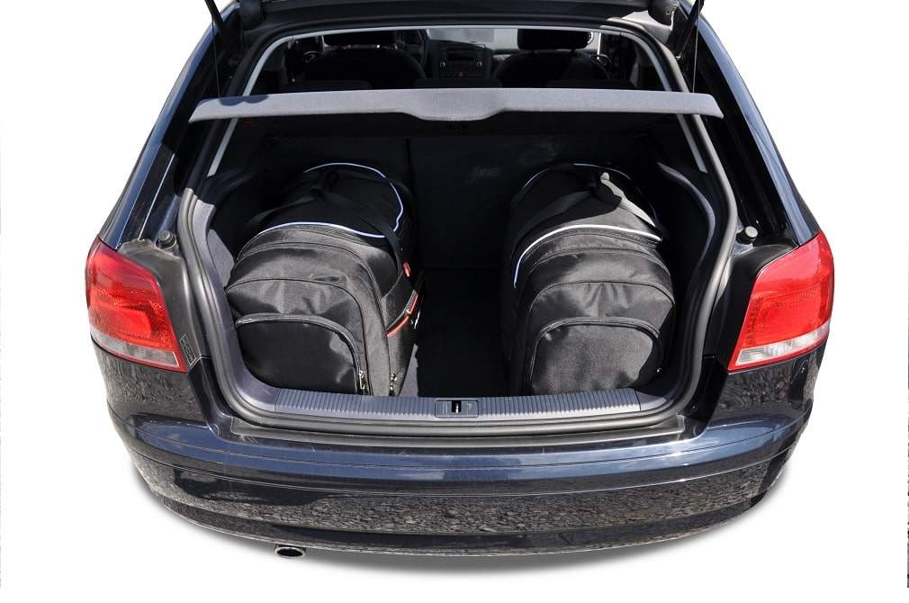 Torby KJUST AERO do Audi A3 8P — torby wyjmowane z bagażnika krok po kroku