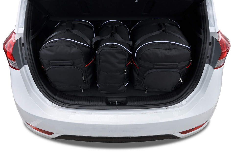 Torby KJUST AERO do Hyundai ix20 Mikrovan I — zestaw ułożony w bagażniku