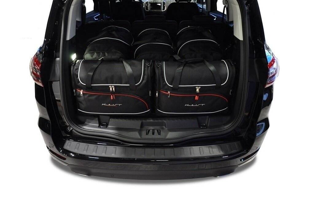 Torby KJUST AERO do Ford S-Max II — zestaw ułożony w bagażniku