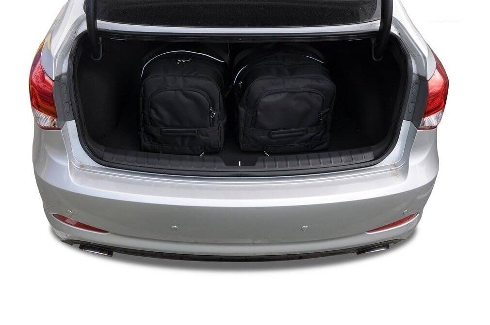Torby KJUST SPORT do Hyundai i40 Limousine I — torby wyjmowane z bagażnika krok po kroku