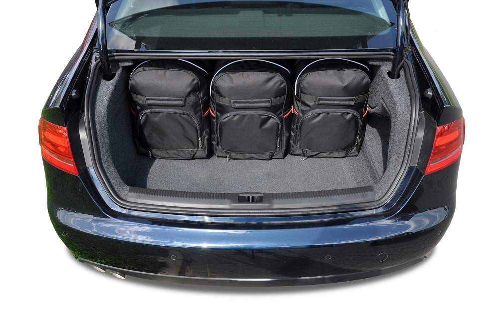 Torby KJUST SPORT do Audi A4 / S4 Limousine B8 — torby wyjmowane z bagażnika krok po kroku