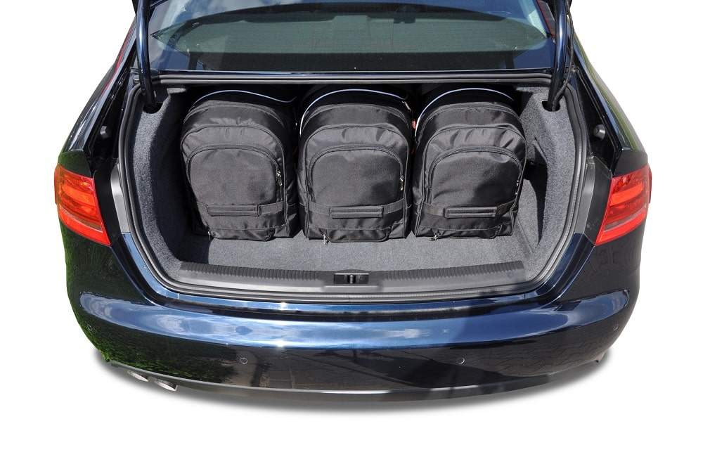 Torby KJUST AERO do Audi A4 / S4 Limousine B8 — torby wyjmowane z bagażnika krok po kroku
