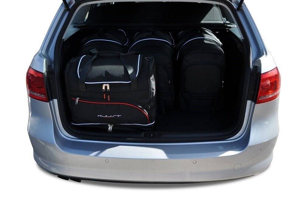 Torby KJUST SPORT do Volkswagen Passat Variant B7 — torby wyjmowane z bagażnika krok po kroku
