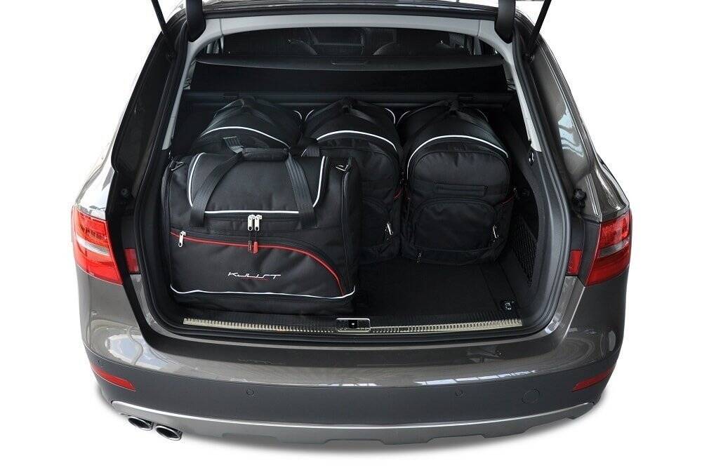 Torby KJUST SPORT do Audi A4 / S4 / RS4 Avant B8 — torby wyjmowane z bagażnika krok po kroku