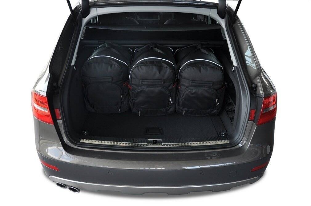 Torby KJUST SPORT do Audi A4 / S4 / RS4 Avant B8 — torby wyjmowane z bagażnika krok po kroku