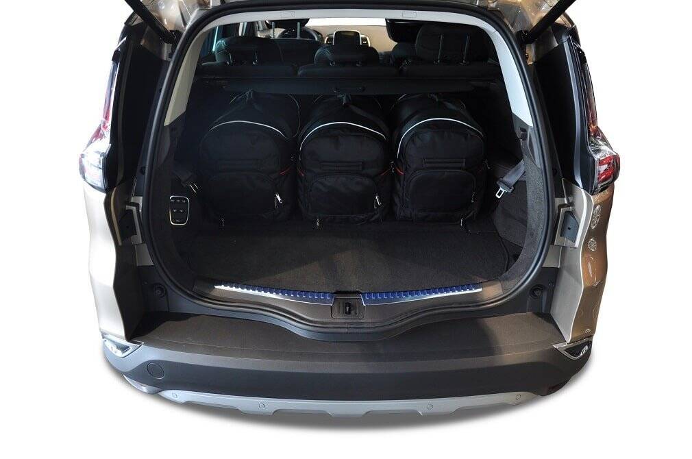 Torby KJUST SPORT do Renault Espace V — torby wyjmowane z bagażnika krok po kroku