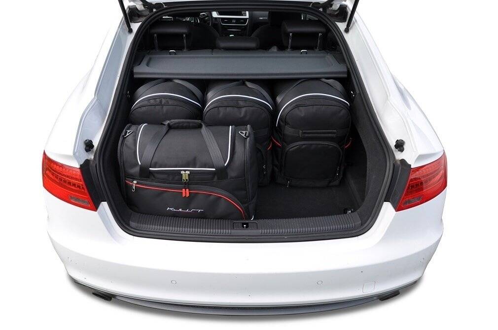 Torby KJUST SPORT do Audi A5 / S5 Sportback 8T — torby wyjmowane z bagażnika krok po kroku