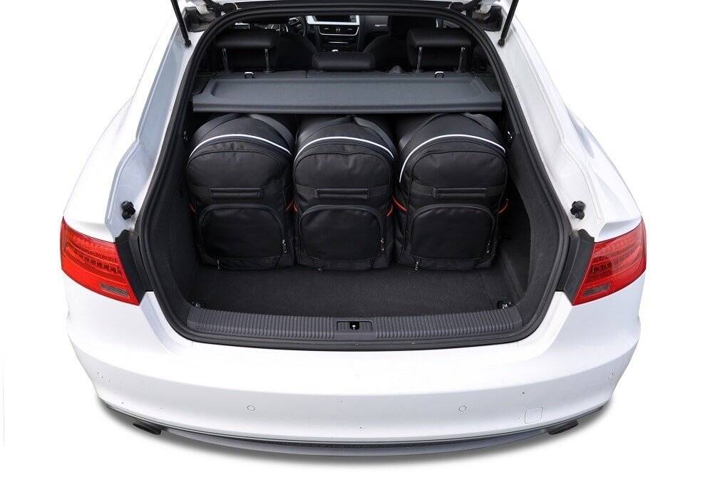 Torby KJUST SPORT do Audi A5 / S5 Sportback 8T — torby wyjmowane z bagażnika krok po kroku