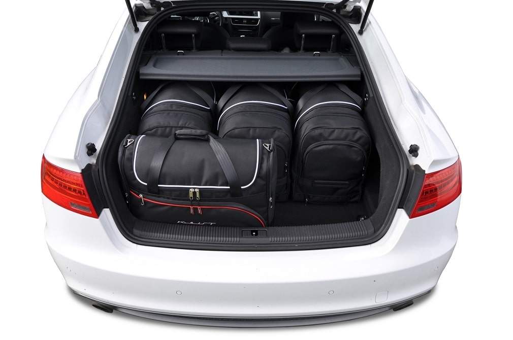 Torby KJUST AERO do Audi A5 / S5 Sportback 8T — torby wyjmowane z bagażnika krok po kroku