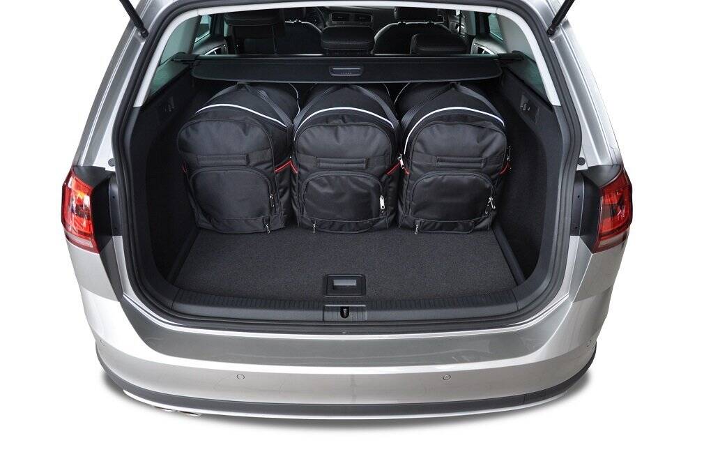 Torby KJUST SPORT do Volkswagen Golf Variant / Alltrack VII — torby wyjmowane z bagażnika krok po kroku