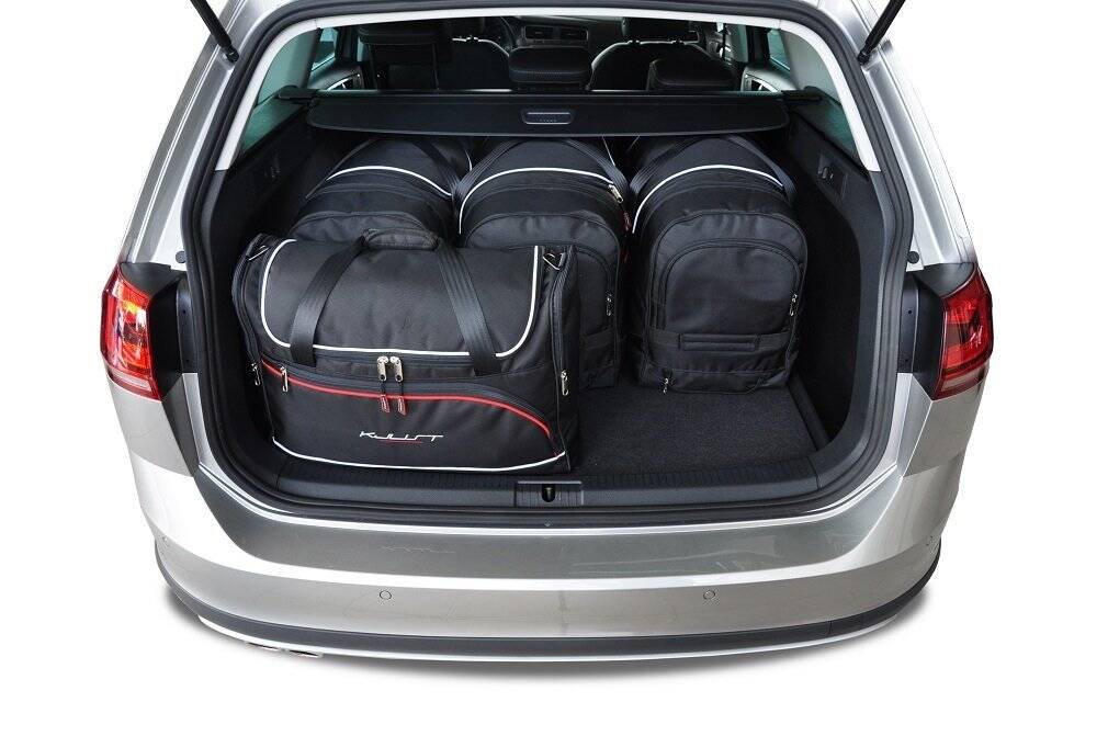 Torby KJUST AERO do Volkswagen Golf Variant / Alltrack VII — torby wyjmowane z bagażnika krok po kroku