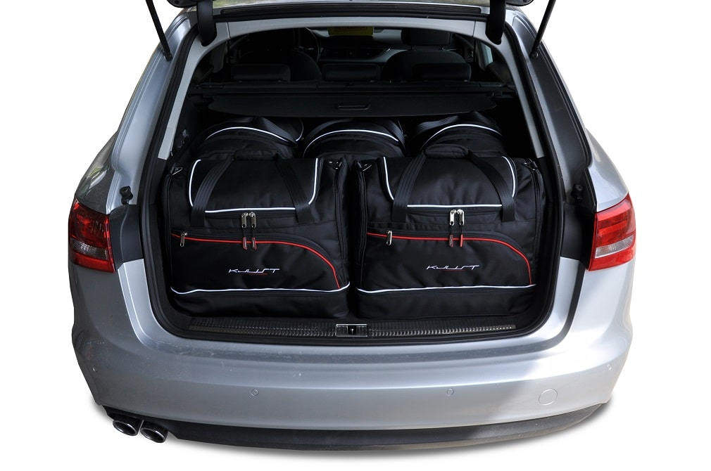 Torby KJUST SPORT do Audi A6 Allroad Quattro C7 — zestaw ułożony w bagażniku