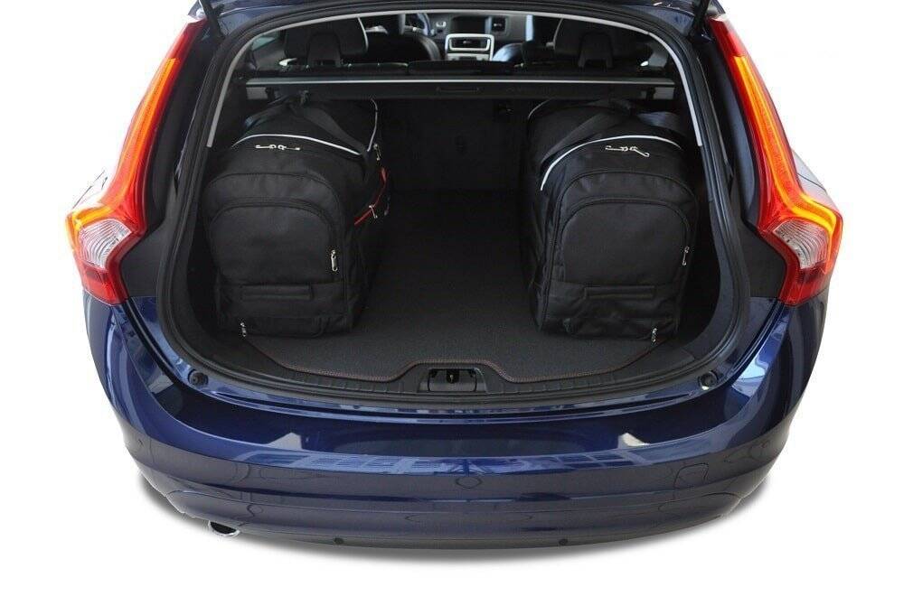 Torby KJUST AERO do Volvo V60 Kombi I (155) — torby wyjmowane z bagażnika krok po kroku