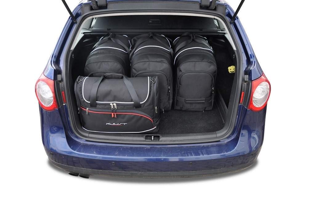Torby KJUST AERO do Volkswagen Passat Variant B6 — torby wyjmowane z bagażnika krok po kroku