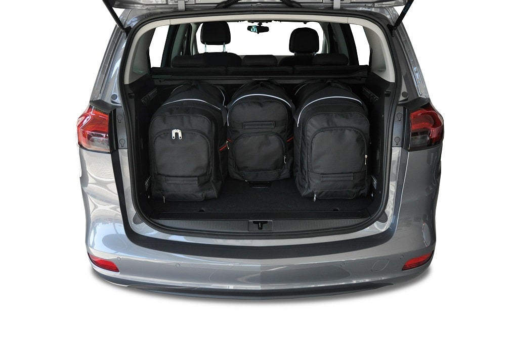 Torby KJUST SPORT do Opel Zafira C (P12) — torby wyjmowane z bagażnika krok po kroku