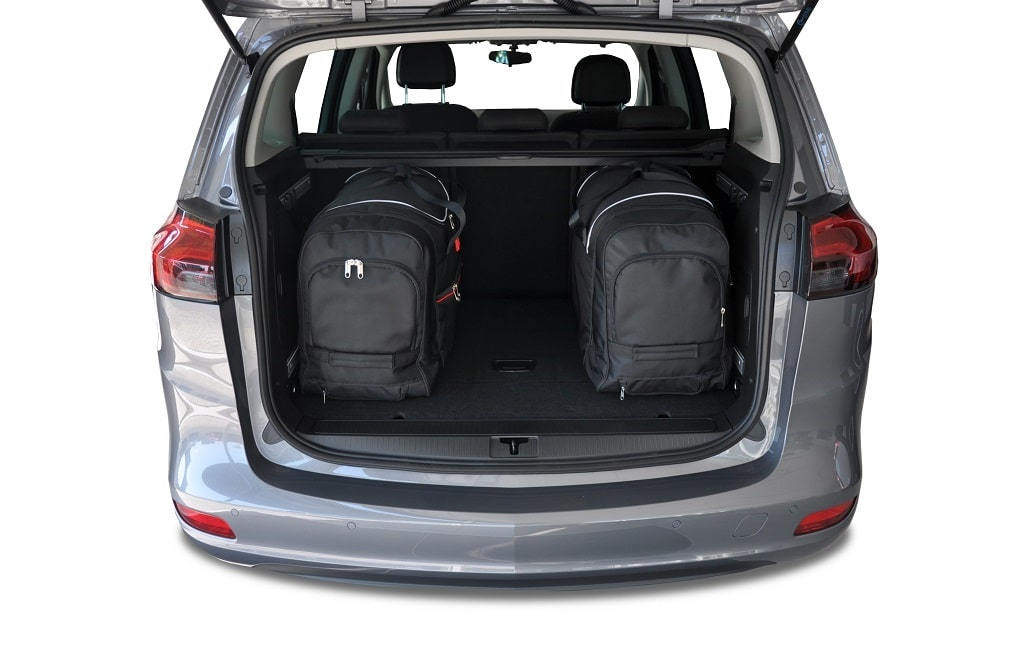 Torby KJUST SPORT do Opel Zafira C (P12) — torby wyjmowane z bagażnika krok po kroku