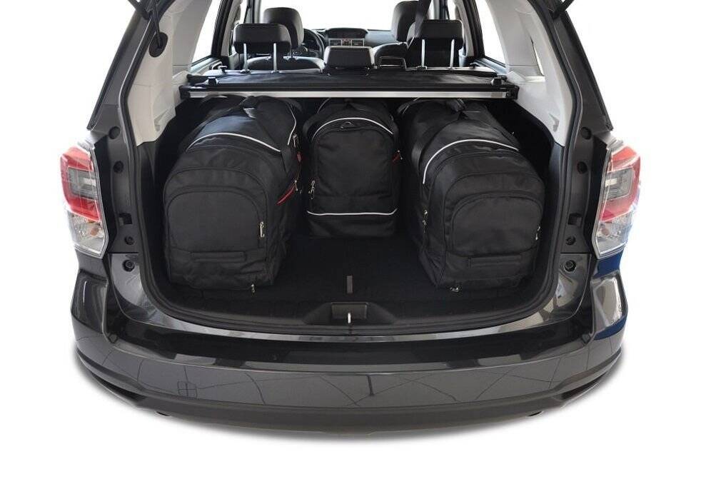 Torby KJUST SPORT do Subaru Forester IV (SJ) — torby wyjmowane z bagażnika krok po kroku