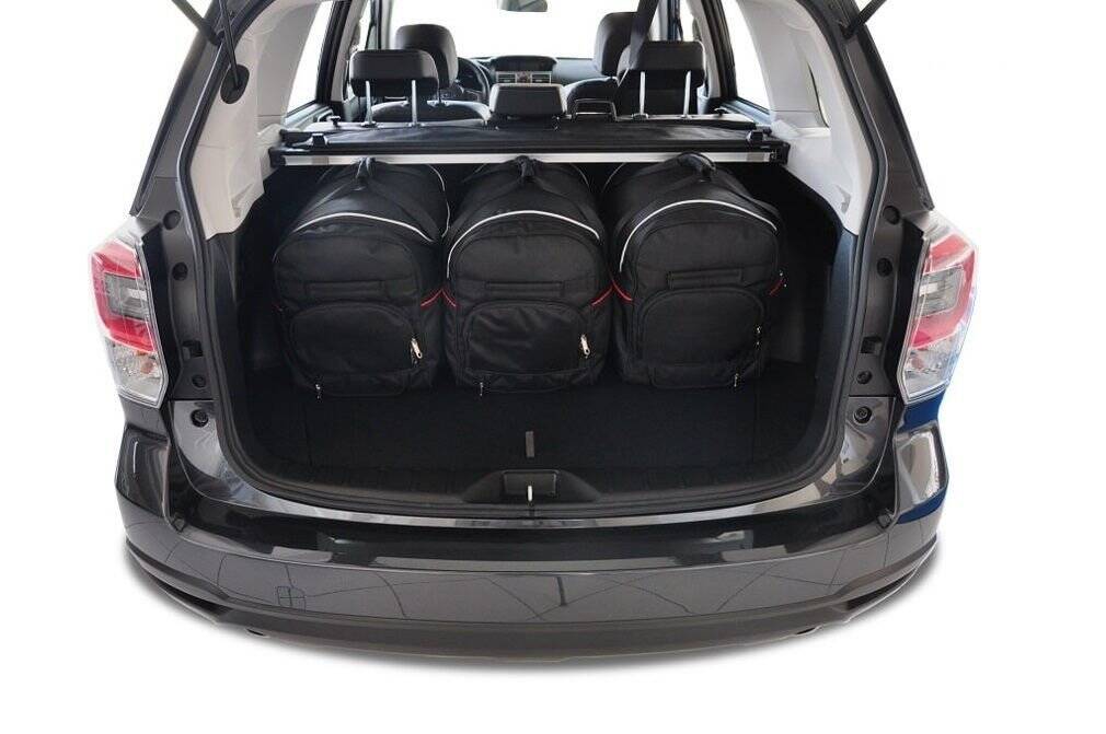 Torby KJUST AERO do Subaru Forester IV (SJ) — torby wyjmowane z bagażnika krok po kroku