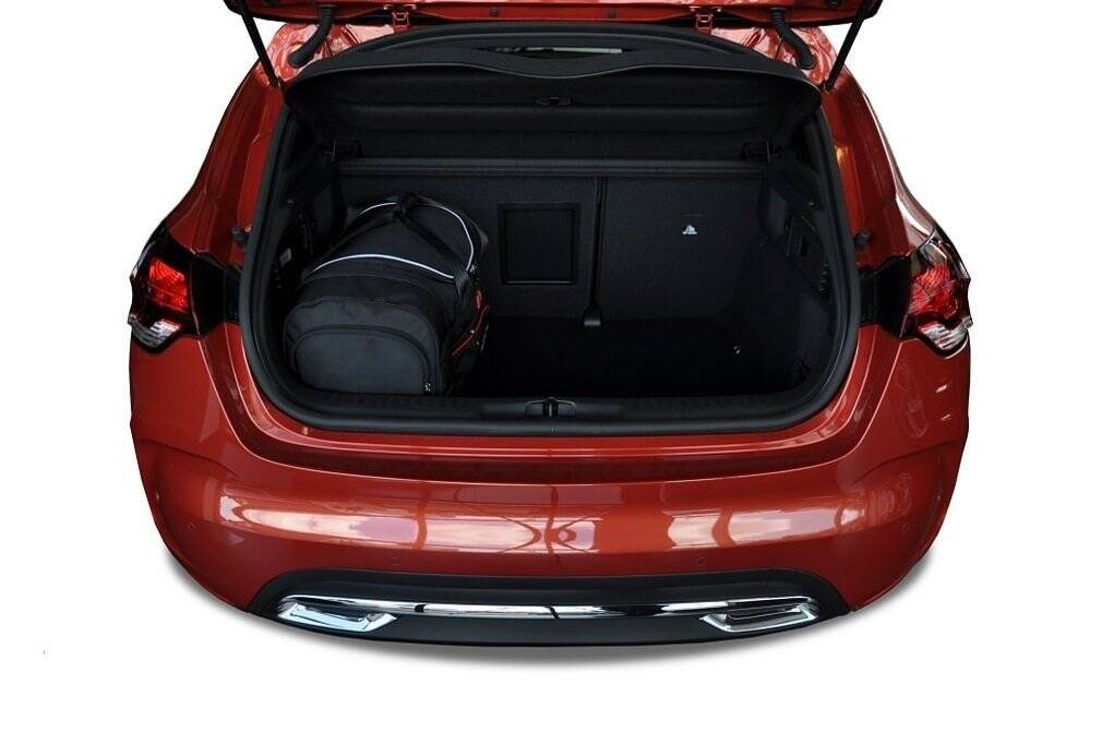 Torby KJUST AERO do Citroen DS4 Hatchback / Crossback I — torby wyjmowane z bagażnika krok po kroku